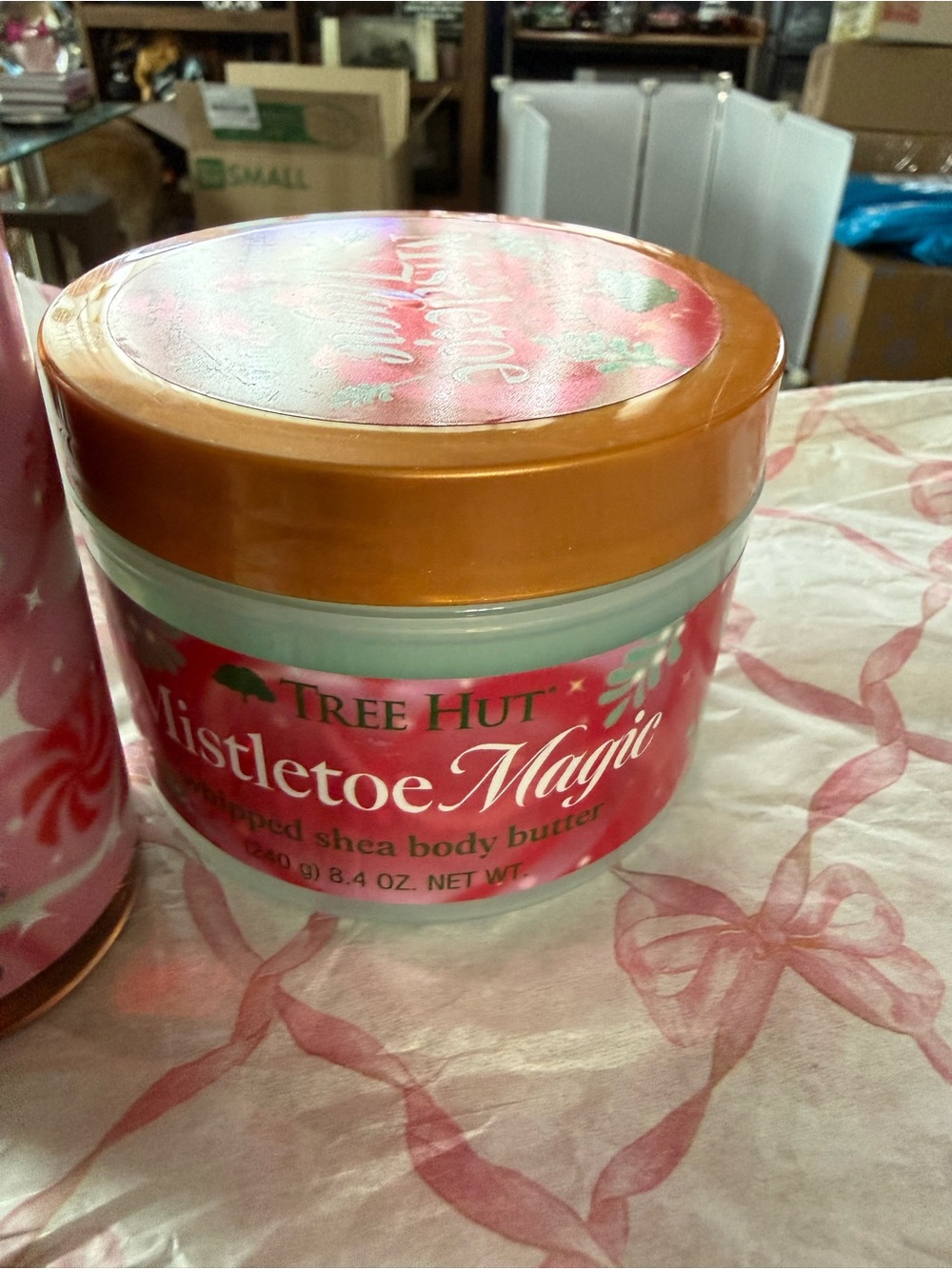 Tree hut Mistletoe Magic Whipped Shea Body Butter  & spray- Pink